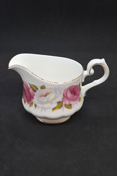 QUEEN ANNE Princess Roses Vintage Porcelain Milk Jug/Sauce Bowl 150 ml