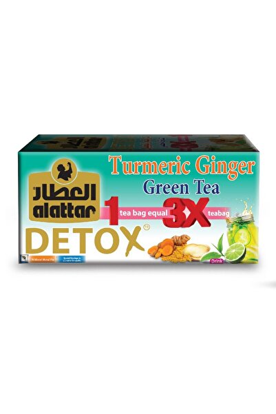 AL Attar Turmeric, Ghimbir, Ceai verde (Detox), Iordania, 20x1.5g