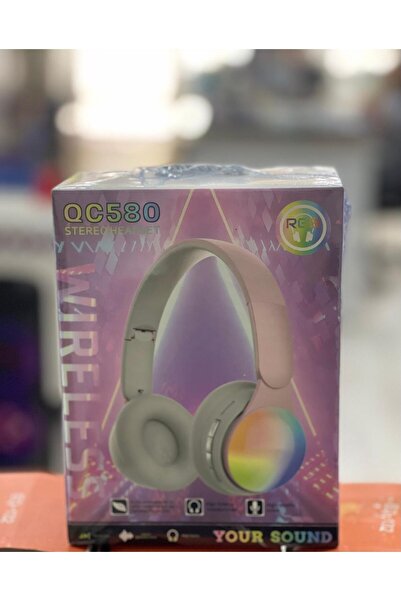 inteknoloji Pl-2655 Bluetooth Kulaklik QC 580 RGB IŞIKLI HD SES BT/USB Giriş