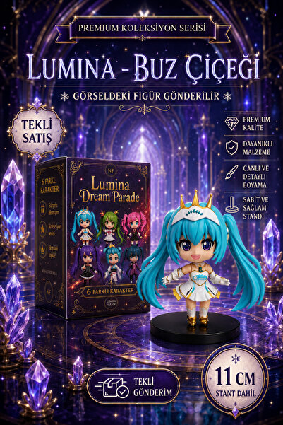Nandy Home Lumina - Tekli Koleksiyon Figürü - 11 cm - Standlı Tekli Dekoratif...