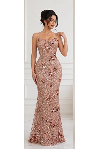 Reem bridal فستان بريق الروز (Rose Sparkle Dress)