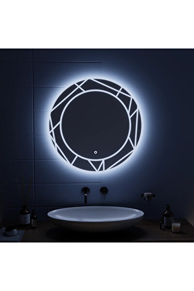 DIGITAL Merchandise Oglinda LED Touch ASTRIX, 70cm, 6000K, Dimabila, Sistem D...