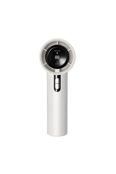 Choice1 White Handheld Fan Mini Cooling fan Rechargeable 100-level High Speed...