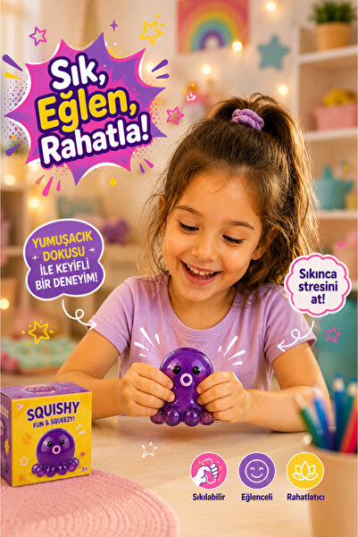 ToYaman Yumuşak SQuishy Hayvan Temalı