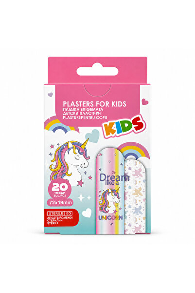 Generic Brand Plasturi pentru Copii Unicorn - 20buc