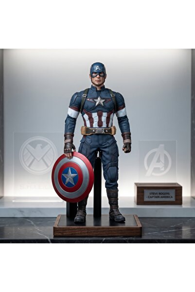Generic Brand مجسم شخصيات Avengers – شخصية البطل الخارق كابتن امريكا - تصميم ...