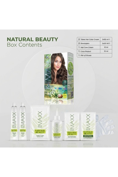 MAXX DELUXE صبغة شعر مغذية بزيت الطبيعة ومستخلصات الحماية لتغطية الشيب بثبات يدوم طويلاً - درجات وخيارات ألوان متنوعة