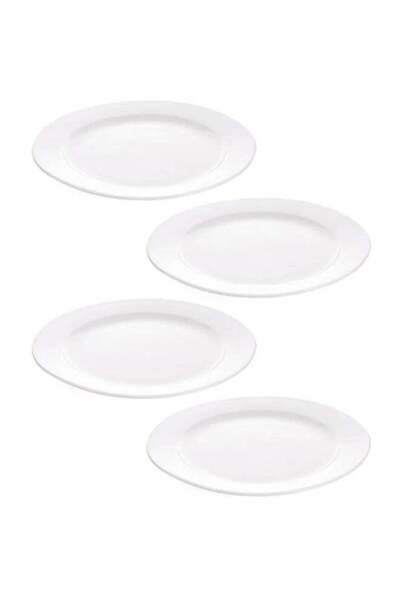 Dove 4-Piece Dinner Plates White 4x12inch