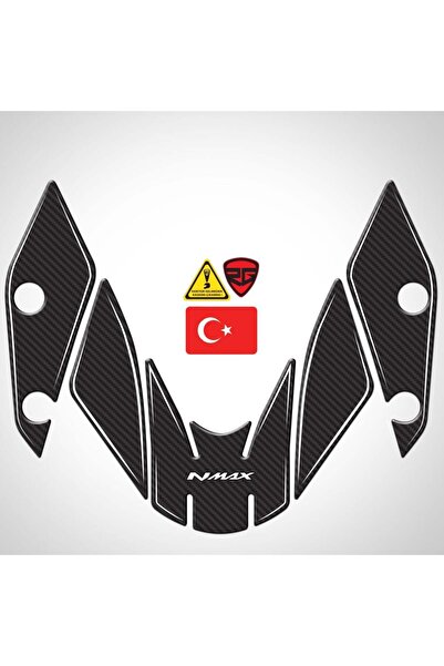 Redline Grafik Redlinegrafik Nmax 2021-2024 Uyumlu Karbon Çamurluk Pad