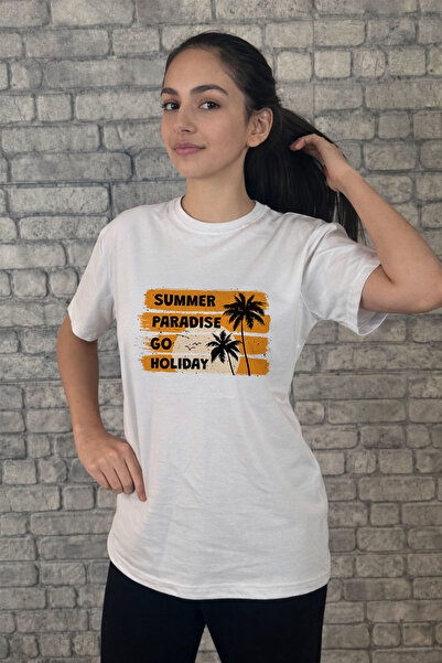 örses Summer Paradise Go Holiday Printed Premium T-Shirt |   Special Gift Inc...