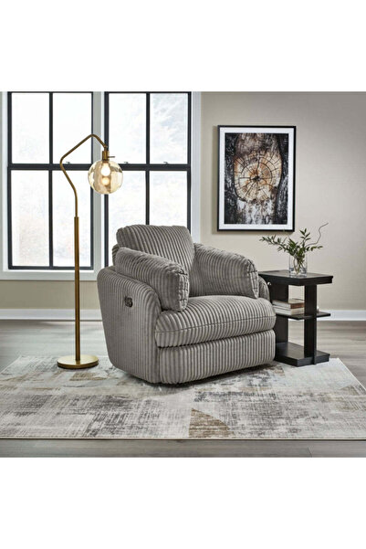 Ashley Furniture كرسي استرخاء دوار قابل للطي من تاي-بريكر