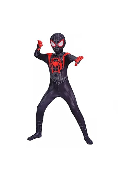 Funny Party Shop Costum de carnaval pentru adulți Spiderman Morales, M, Negru