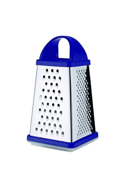 Bohmann 4-sided stainless steel manual grater, soft-touch handle, collection ...