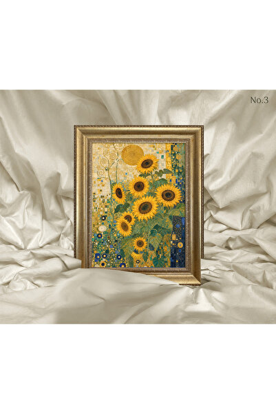 Vetro Design Art Nouveau - Slika uokvirena suncokretima