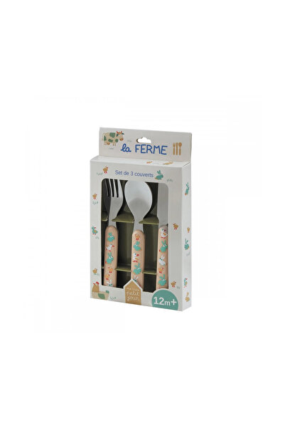 MAISON PETIT JOUR Set tacâmuri copii 3 piese Ferma