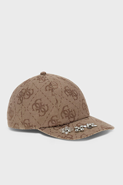Guess Audrey Tamamı Logolu Şapka AW5615POL01 Kadın ŞAPKA AW5615 POL01 LTL
