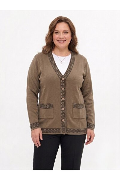 onno style women Banti Wicker Patterned Steel Knit Classic Tricot Jacket