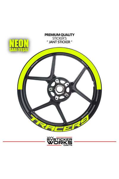 ARONA Yamaha Tracer 9 Wheel Rim Strip – Half Rim Covering & Tracer 9 Letterin...