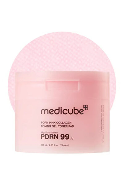 Medicube Salmon DNA PDRN Pink Collagen Jelly Pad Korean Gel Toner Pads