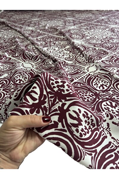 BURSA KUMAŞTAN Cotton Viscose Fabric 150 cm Wide Skirt Flowy Dress Material S...