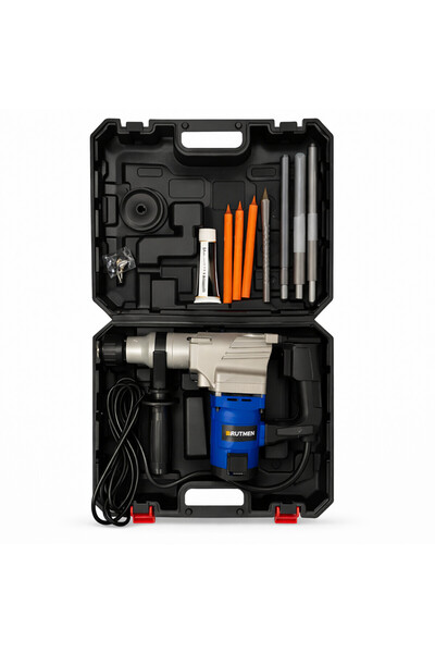 OEM Ηλεκτρικό κρουστικό δράπανο 800W 220V 900rpm 26mm με 5 κεφαλές σε βαλιτσά...