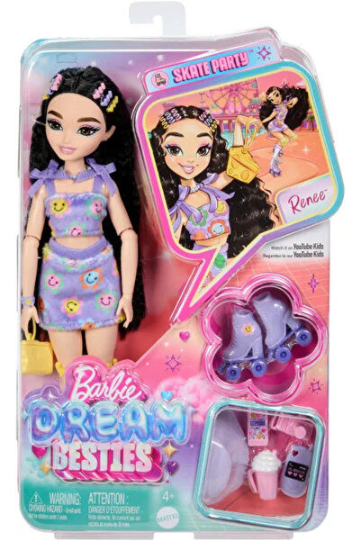 mattel Μπάρμπι Ντριμ Μπεστ Μίστες Κούκλα Ρενέ με Πατίνια JFX99