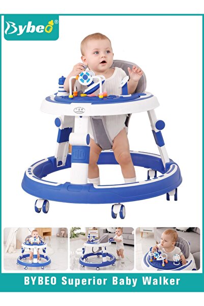 BYBEO 3 in 1 Baby Walker, Foldable Infant Walkers for Boys Girls Children wit...