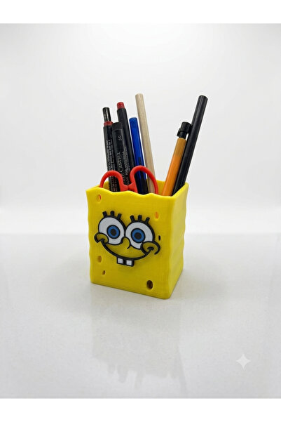 tufu.co Spongebob Pen Holder Box Game Decorative Desktop Pen Holder