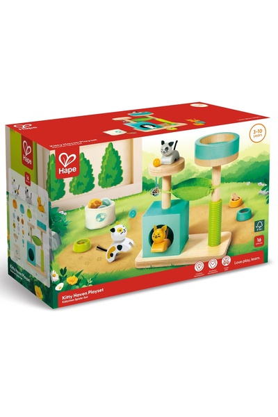 Hape Set de joaca pentru copii, Hape, Kitty Haven