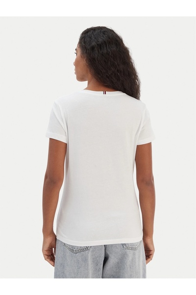 Tommy Hilfiger Tricou alb (XM0XM1330YCD) de damă