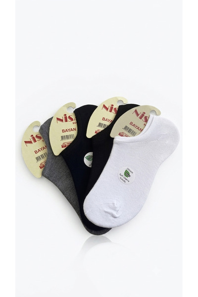 Bambu Sneakers Çorap Kadın 12'li