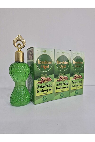 İbrahim Oğul Özel Seri Fıstık Kolonyası - 200 ml Kalıcı ve Ferahlatıcı Esansl...