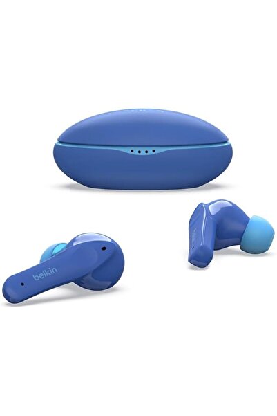 Belkin سماعات أذن لاسلكية حقيقية للأطفال من SOUNDFORM Nano، بحد 85 ديسيبل لحم...