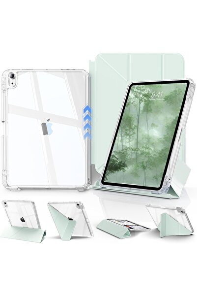 Fogy Apple iPad Air 13 2025 M3 Nesil İle Uyumlu Kılıf Magnetik Kalem Şarj Böl...