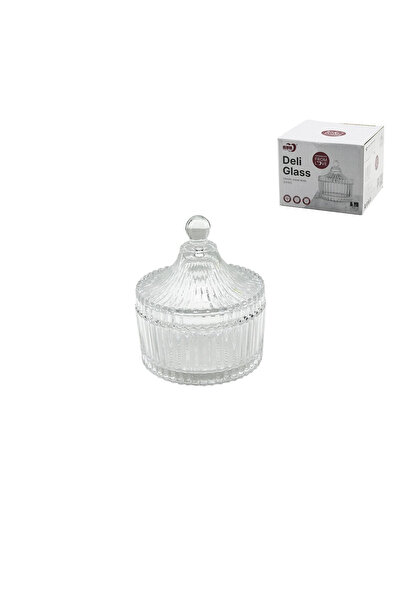 MEKs Large glass sugar bowl