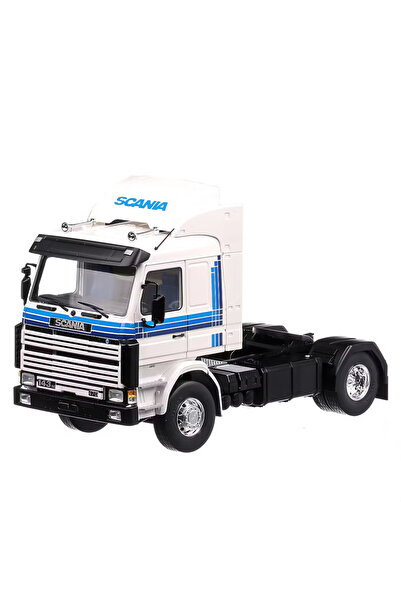 MCG Sigilat- Scania 143M 470 Topline Truck 1987 Alb cu Bleu- Scara 1:18-