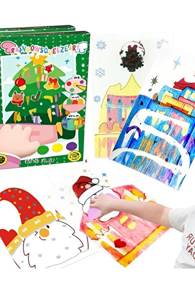 OEM Set de 70 de piese de artă cu zgârieturi, Negru, Artizanat DIY de Crăciun