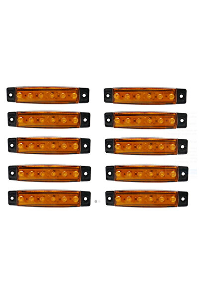 OEM LED Φώτα Όγκου Φορτηγών IP66 Πορτοκαλί 12v 10 τεμάχια - ΟΕΜ