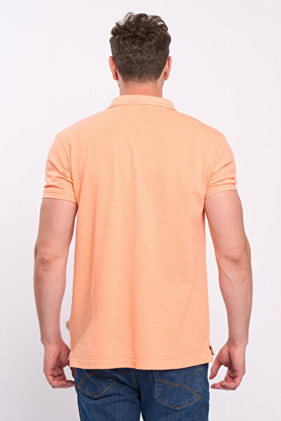 Timeout - Tricou barbat polo de culoare uniforma cu logo