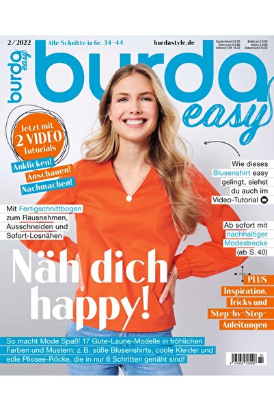 Burda Style Revista Burda Easy Februarie 2/2022 editata in limba germana