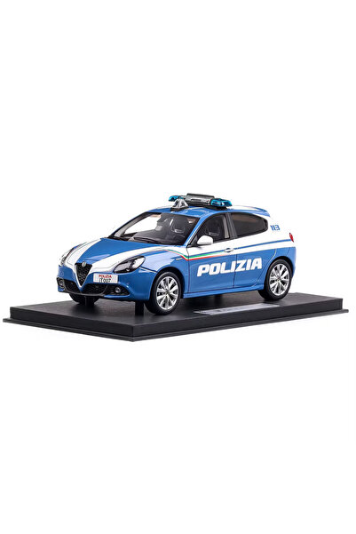 BBR Sigilat- Alfa Romeo Giulietta Veloce Politie Albastru- 2019- Scara 1:18- ...