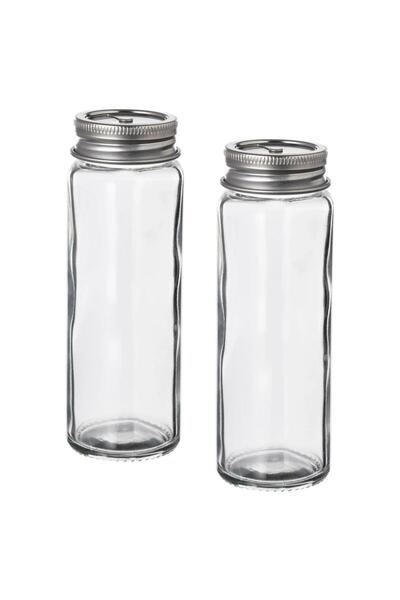 IKEA Tuzluk / Karabiberlik - Cam - 12 Cm - 2 Parça