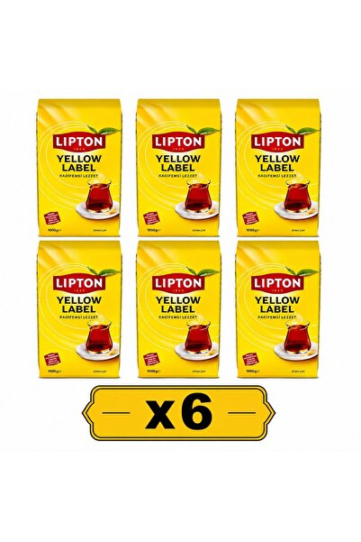 Lipton Yellow Label 1kg X6 Pieces