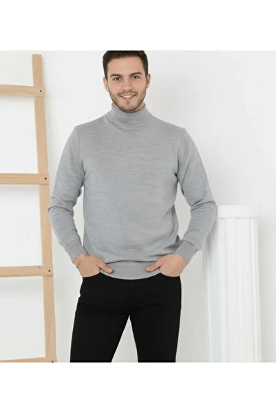 UFC 1985 TOP BRAND Men's Half Turtleneck Knitwear Sweater Soft Textured Cotto...
