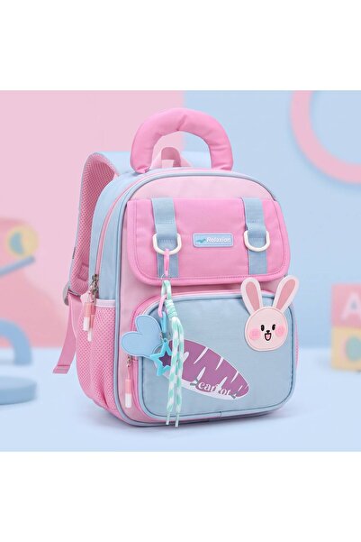 Relaxion Waterproof Fabric Backpack with Back and Shoulder Support, Rabbit Fi...