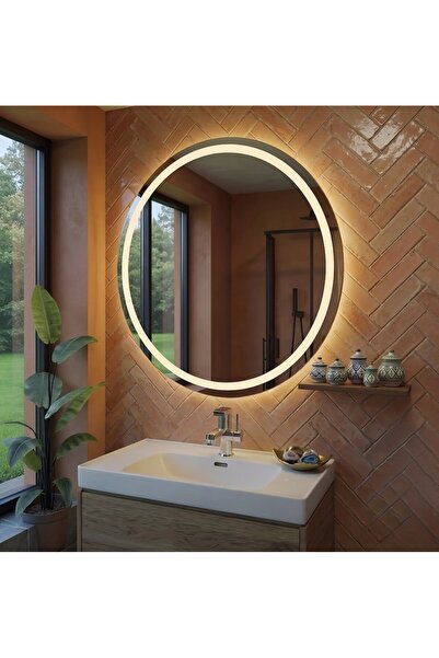 Ersan Dizayn Ledli Kumandalı Banyo Aynası 80 cm ( kumlamalı & kumandalı )
