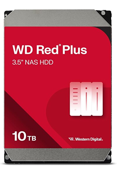 WESTERN DIGITAL 10TB WD Red Plus NAS Internal Hard Drive HDD - 7200 RPM, SATA...