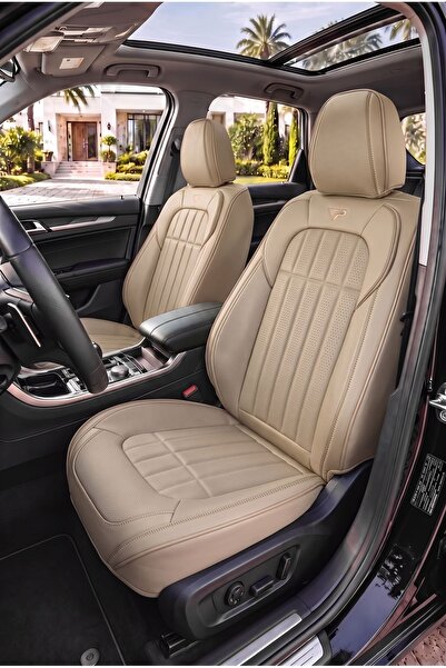 Panda Kılıf Panda Premium Crown Series Complete Leather Orthopedic Car Seat C...