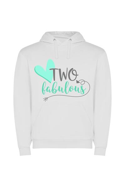 iLovePrints Fab Love Arrows Φούτερ με κουκούλα σε χρώμα Λευκό