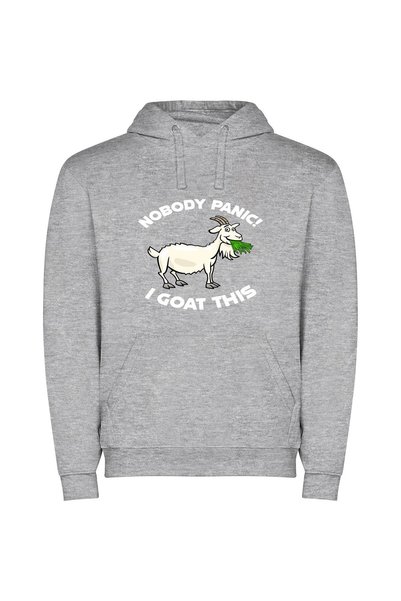 iLovePrints Grass-Munching Majesty: HD Illustration Φούτερ με κουκούλα σε χρώ...